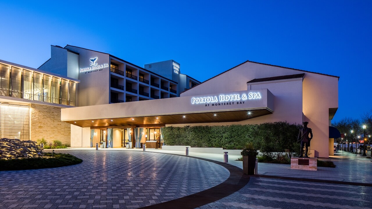 Portola Hotel Building Exterior