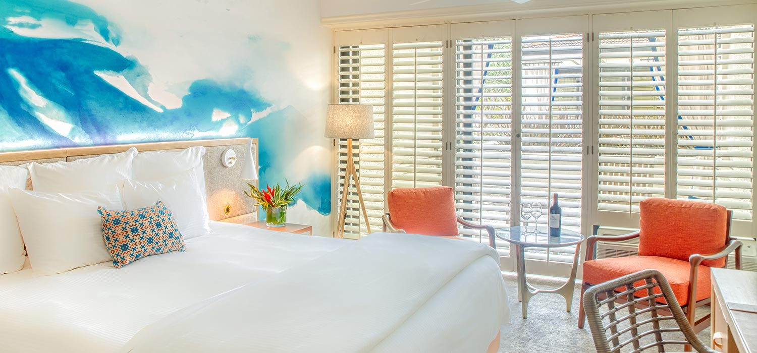 Courtyard King bed.