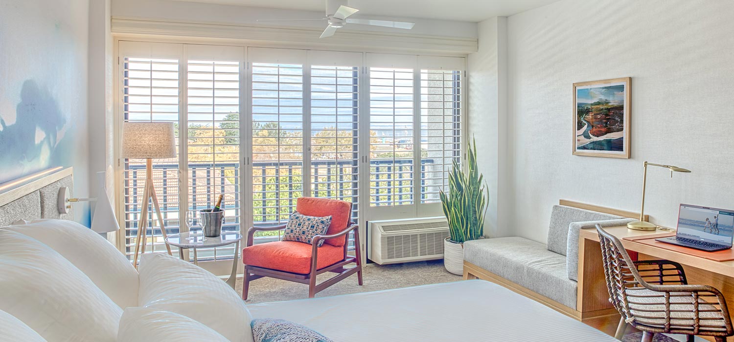 Harbor view king room.