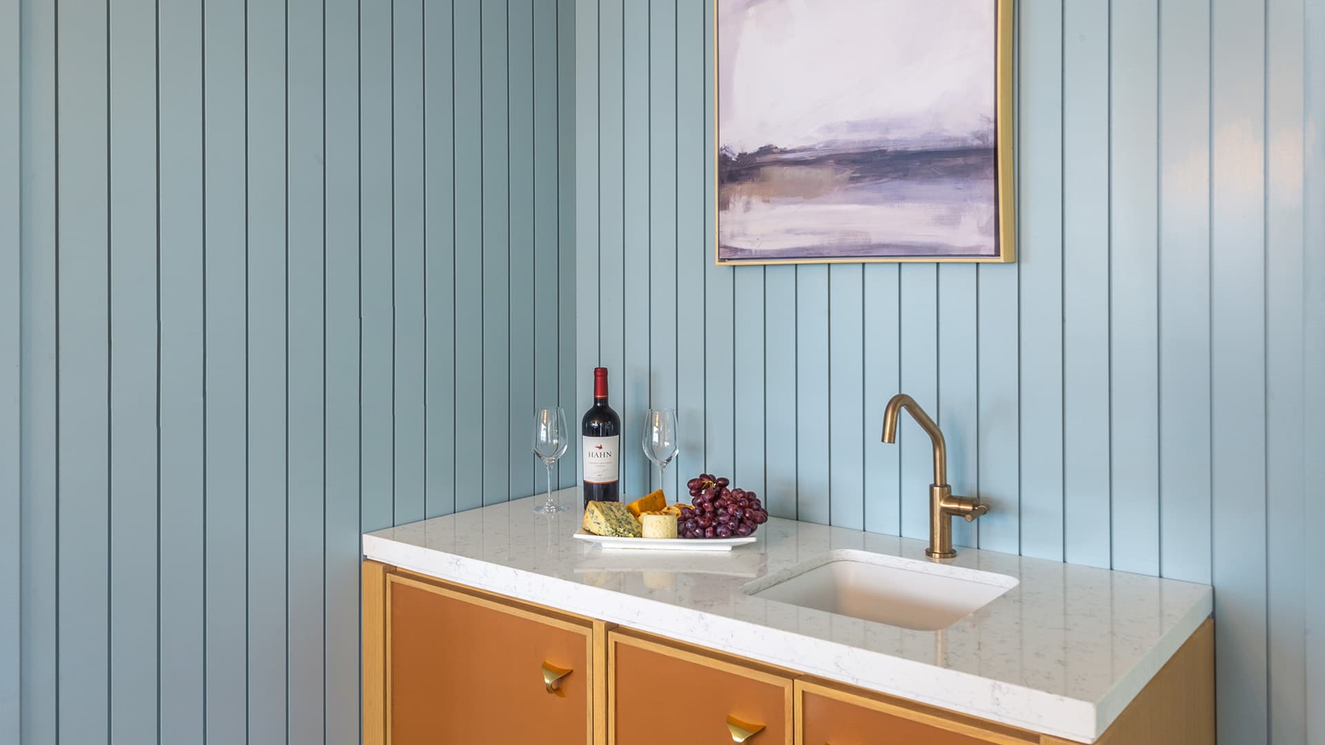 Deluxe Hospitality Suite sink.