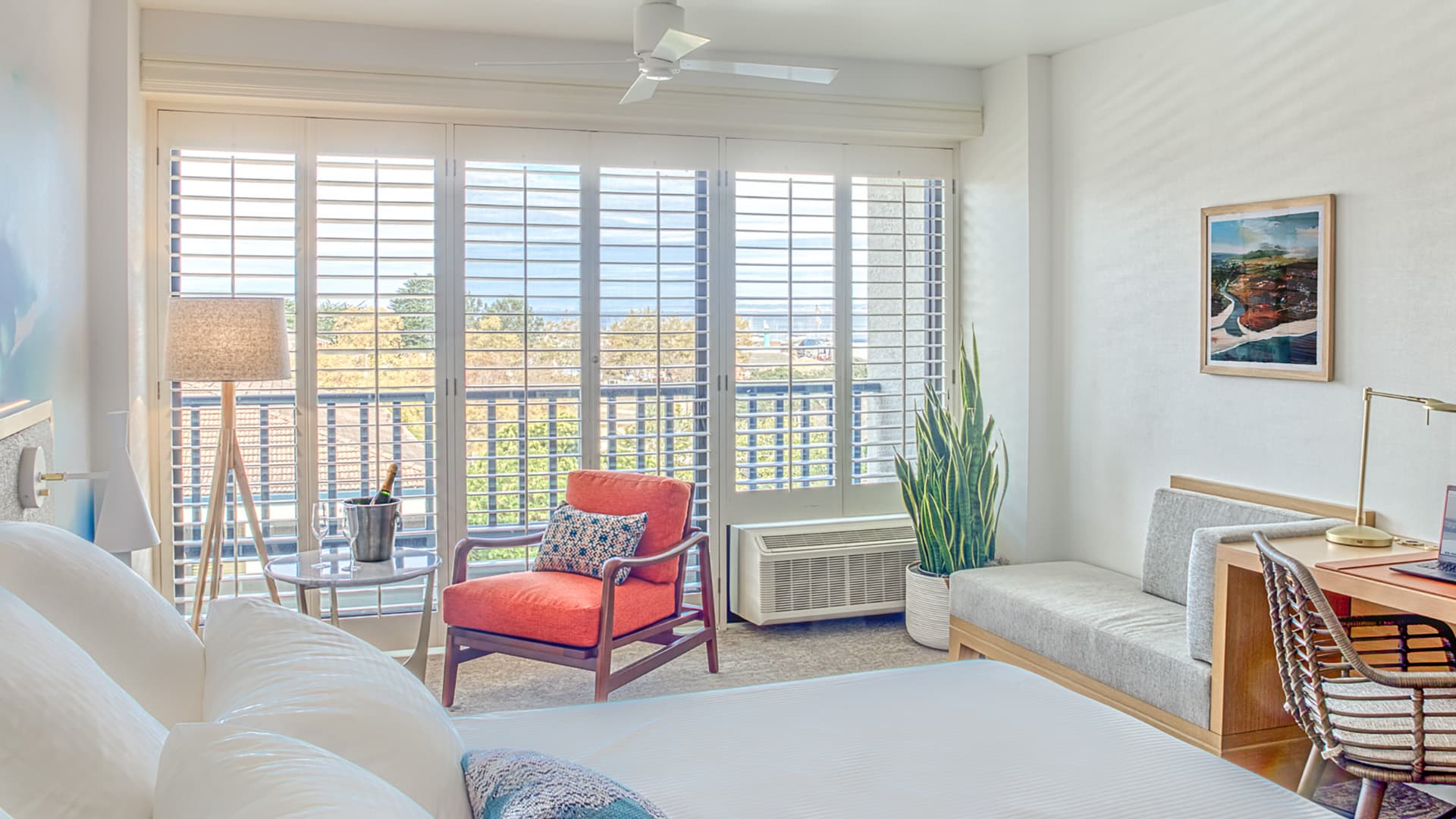 Harbor view king room.