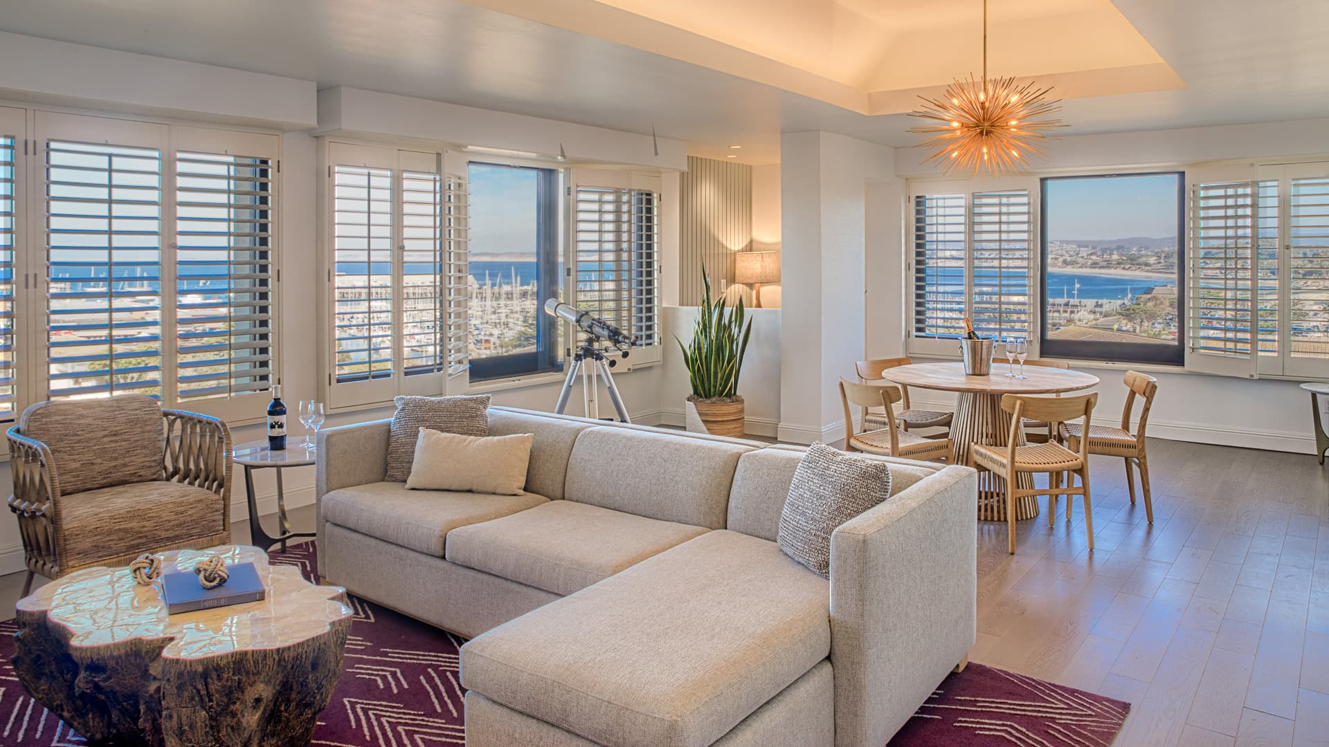 One Bedroom Executive Suite living room.