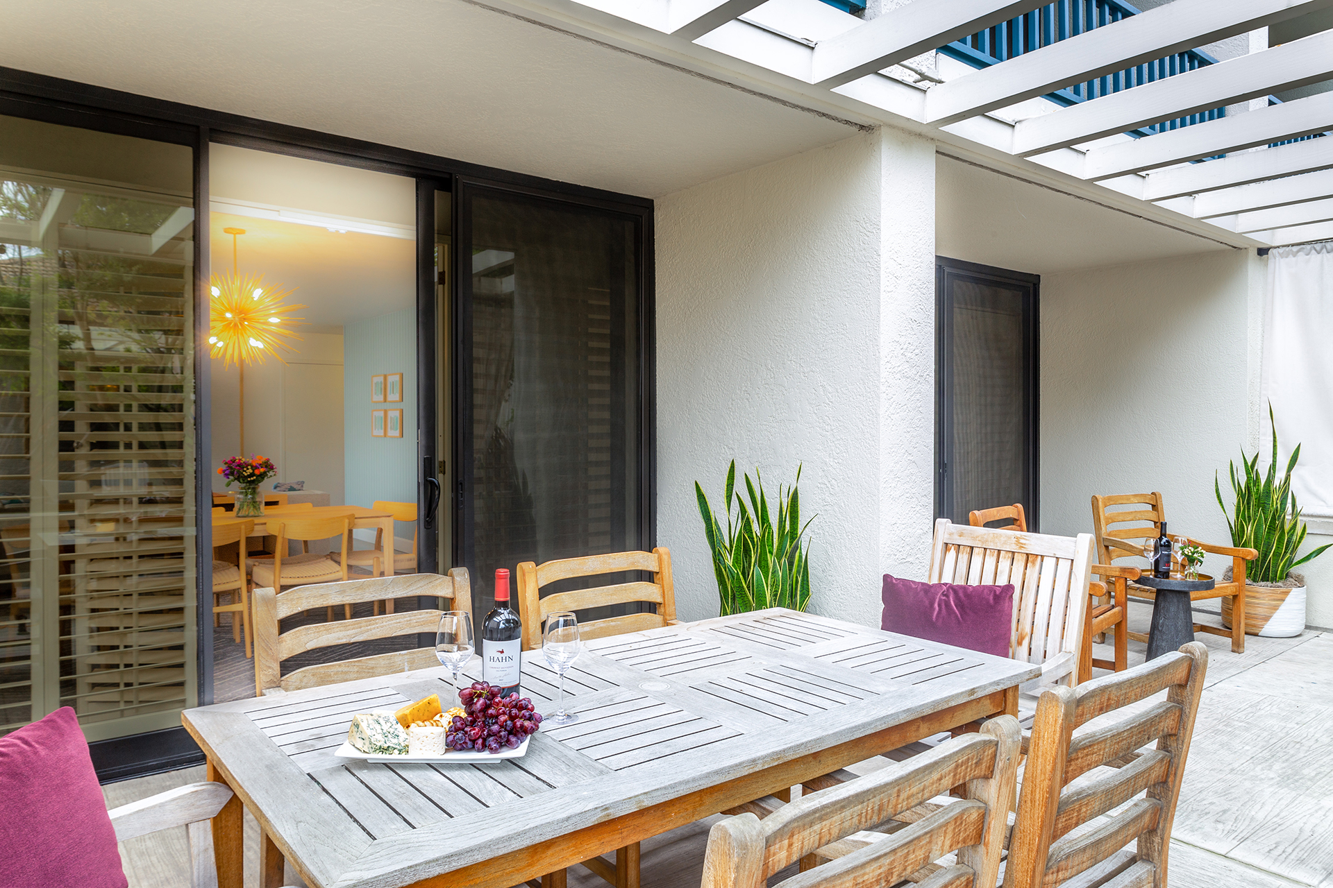 Deluxe Hospitality Suite patio. 