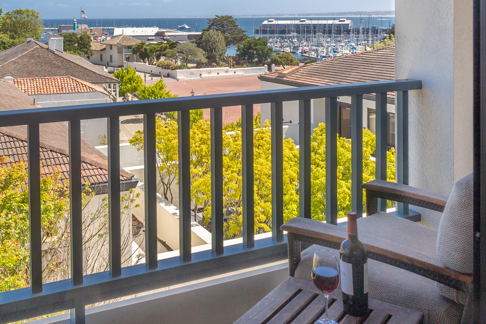 Presidential suite patio view.