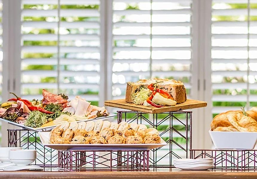 Catering display. 