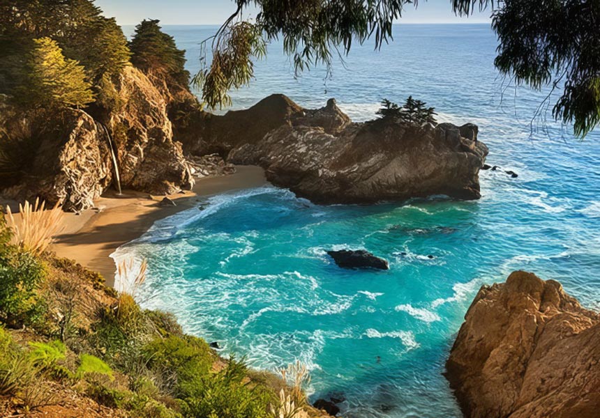 Julia Pfeiffer Burns State Park.