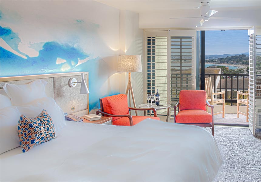 Portola guest room.
