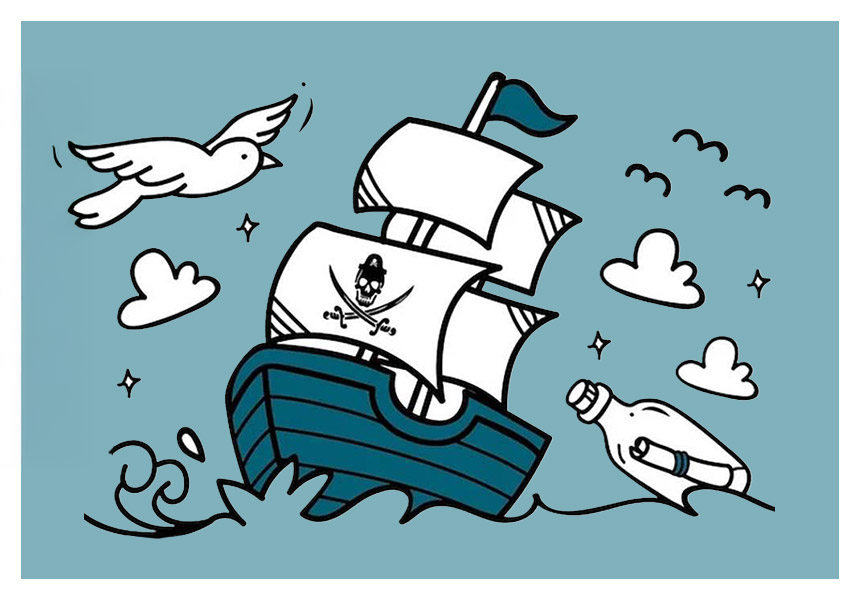 Tales & Adventures pirate ship.