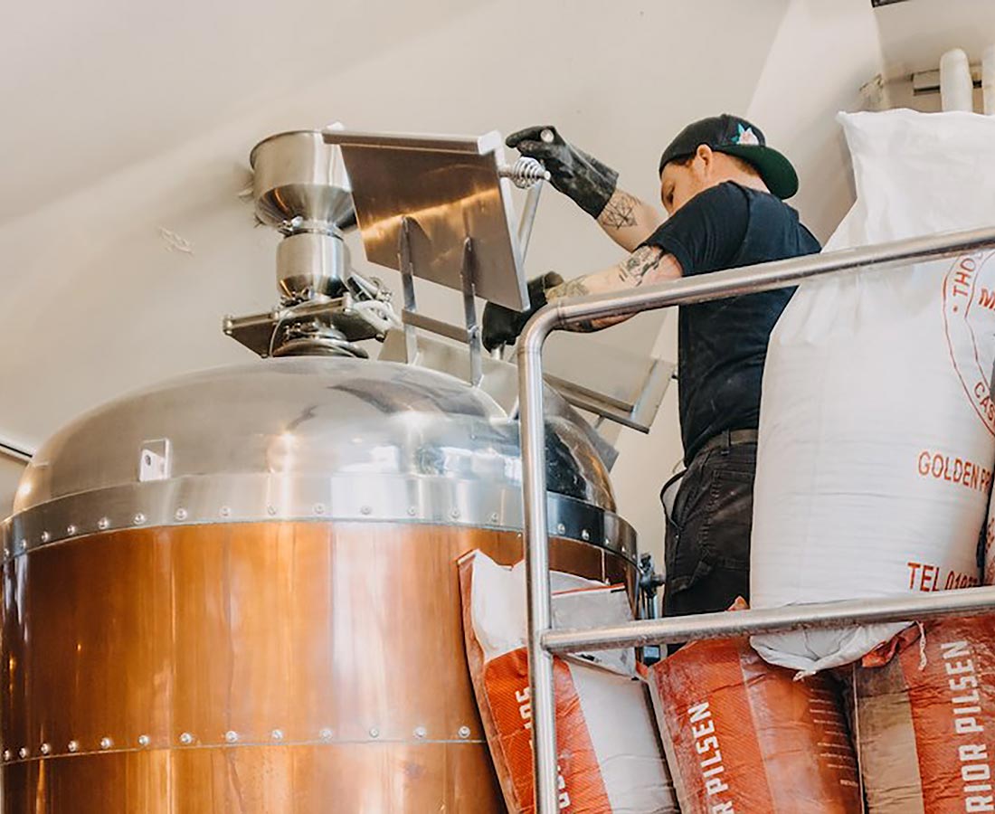 Professional brewer at Peter B's.