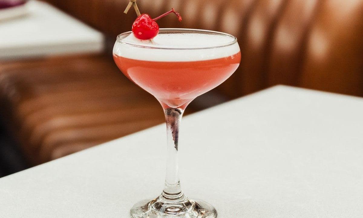 Cocktail on table