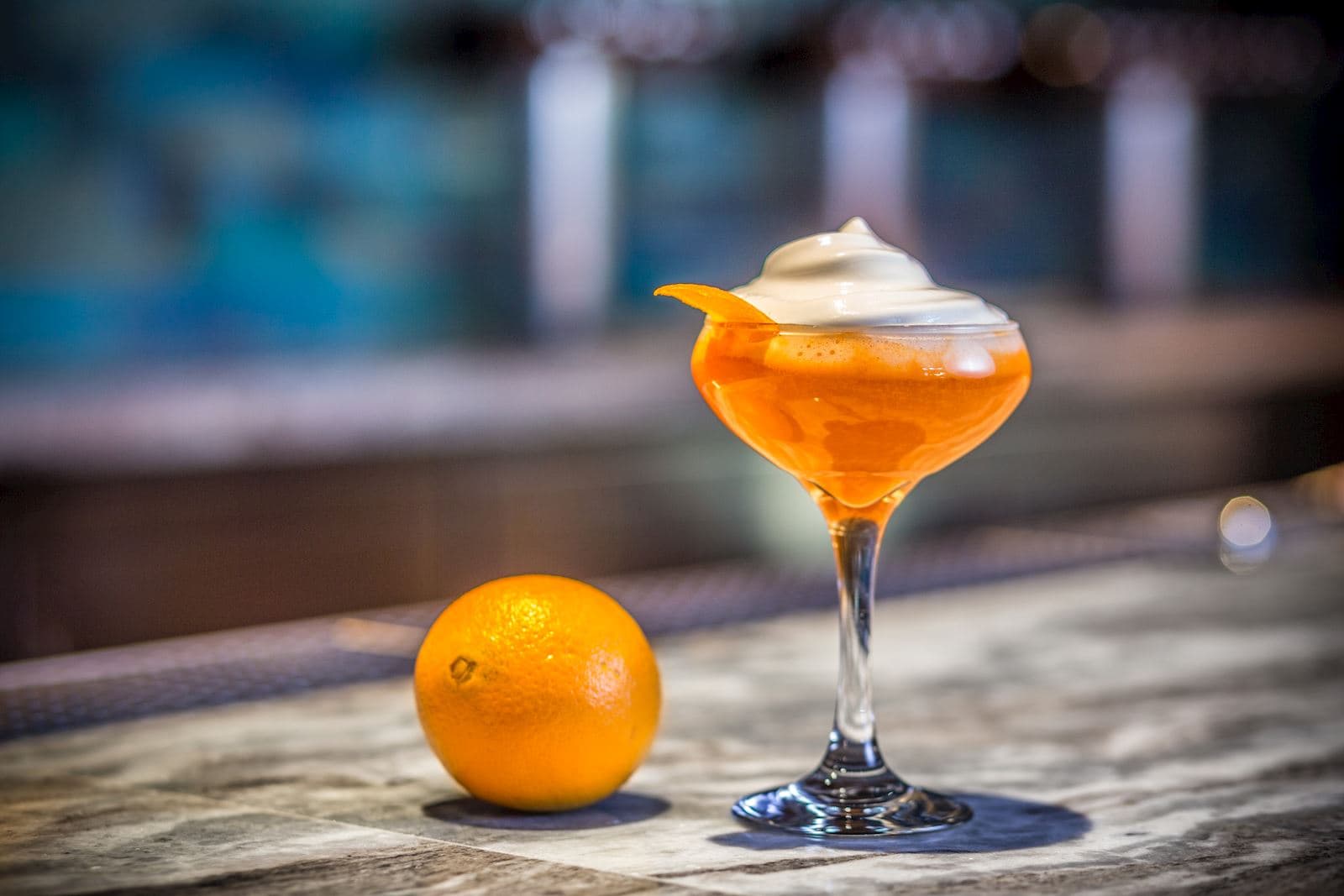 orange cocktail drink