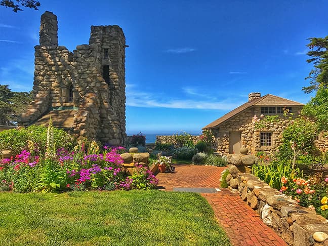 Historical cottage on the sea
