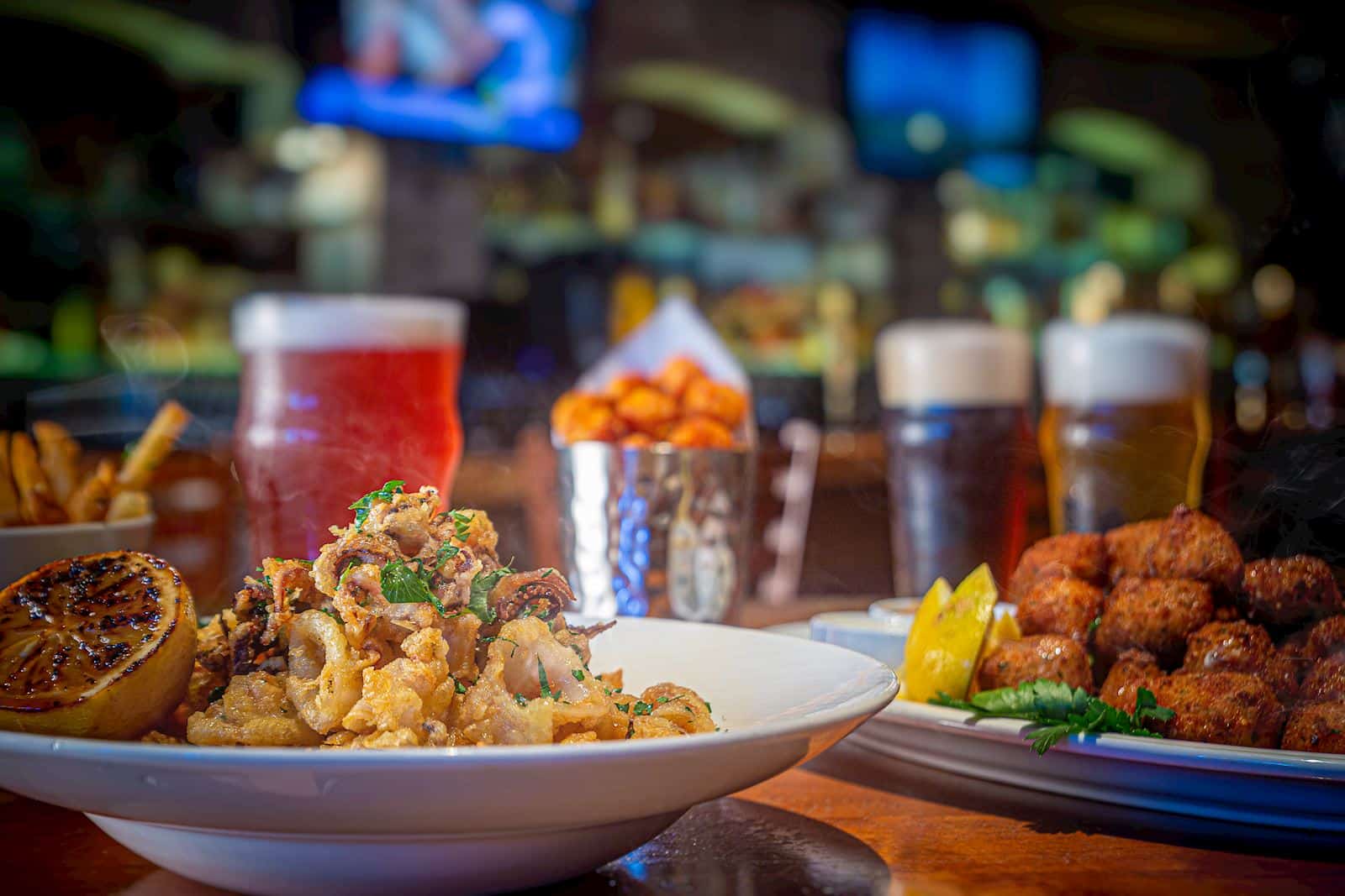 appetizers on table