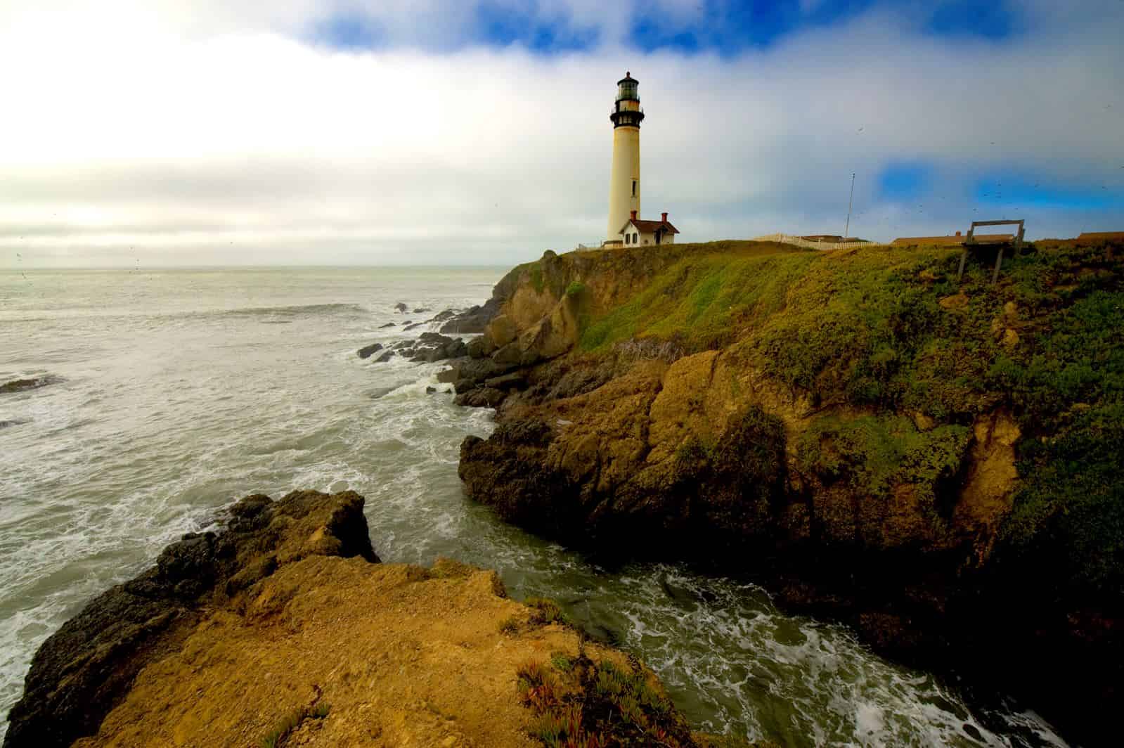 lighthouse on a cliff