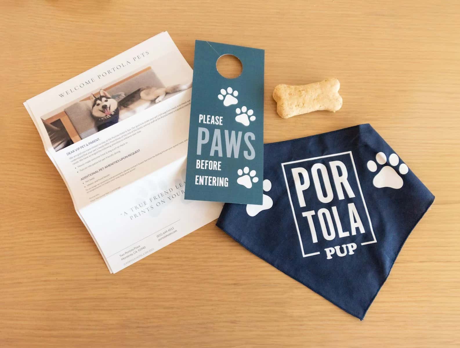 Puppy merchandise at Portola