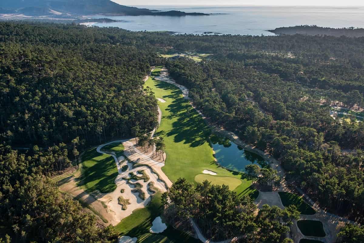 Aerial view of Poppy Hill Golf Course
