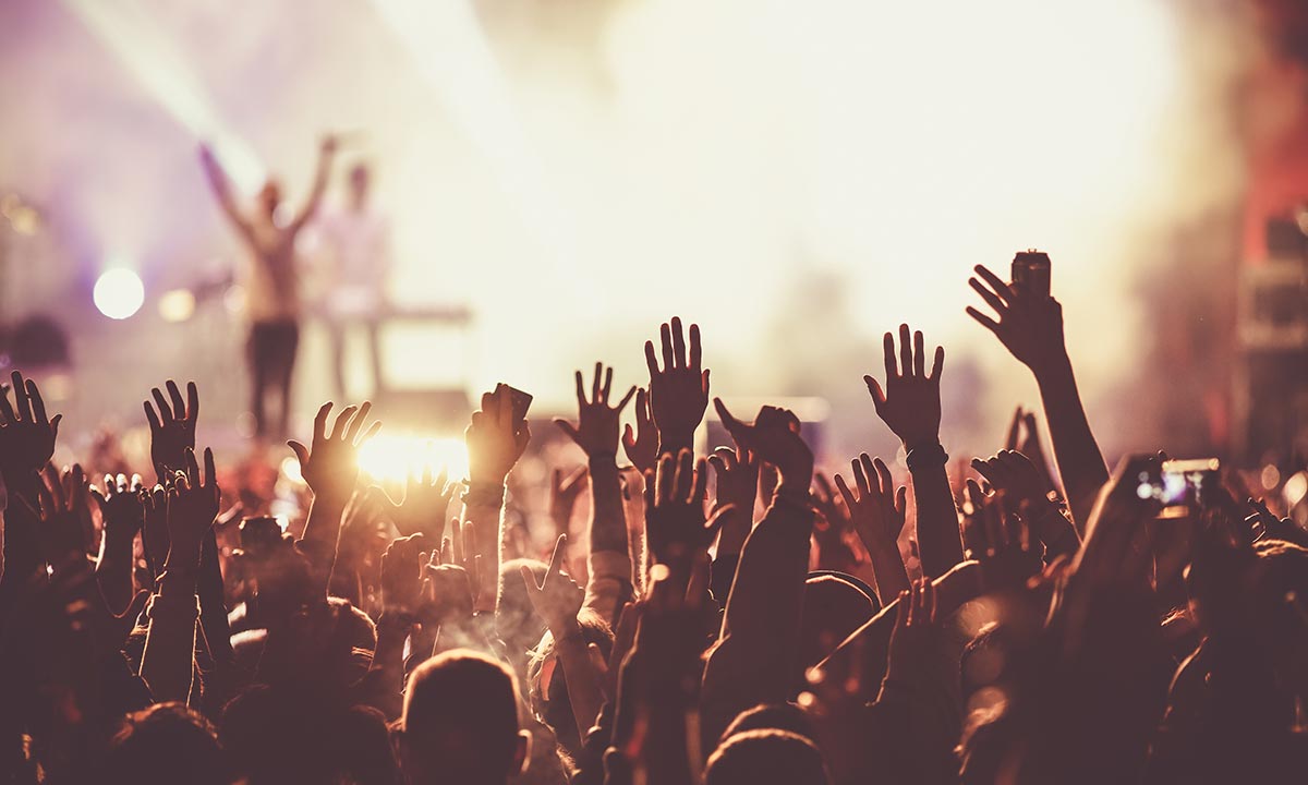 people at a concert