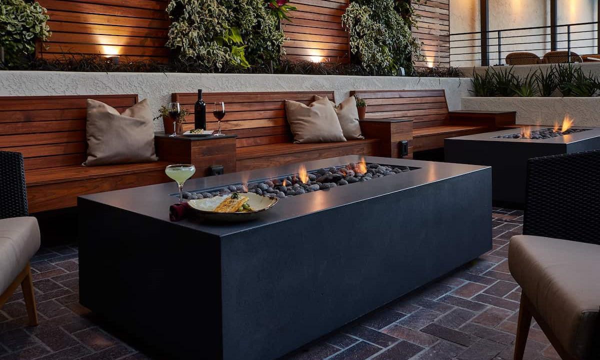 firepit outdoor area
