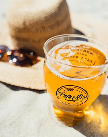 Beer and sun hat
