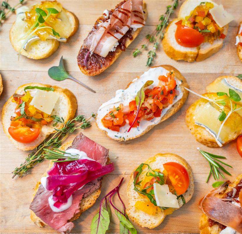 Cold cuts, cheese, cookies, and coffee