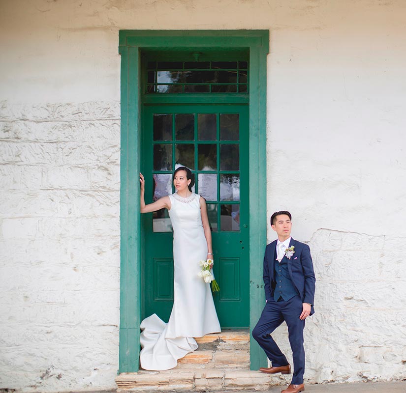 Couple taking photos