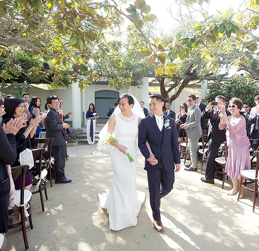 Couple getting married.
