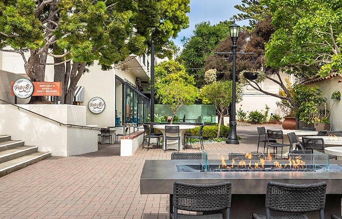 Peter B's Outdoor seating.