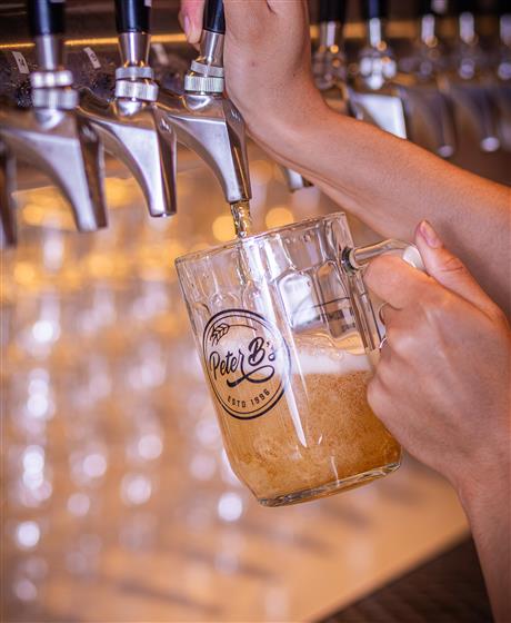 Mug of Peter B's beer.