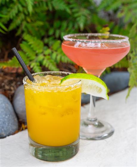 Non-alcoholic Ritual Margarita and Pink Panther Lemon Drop